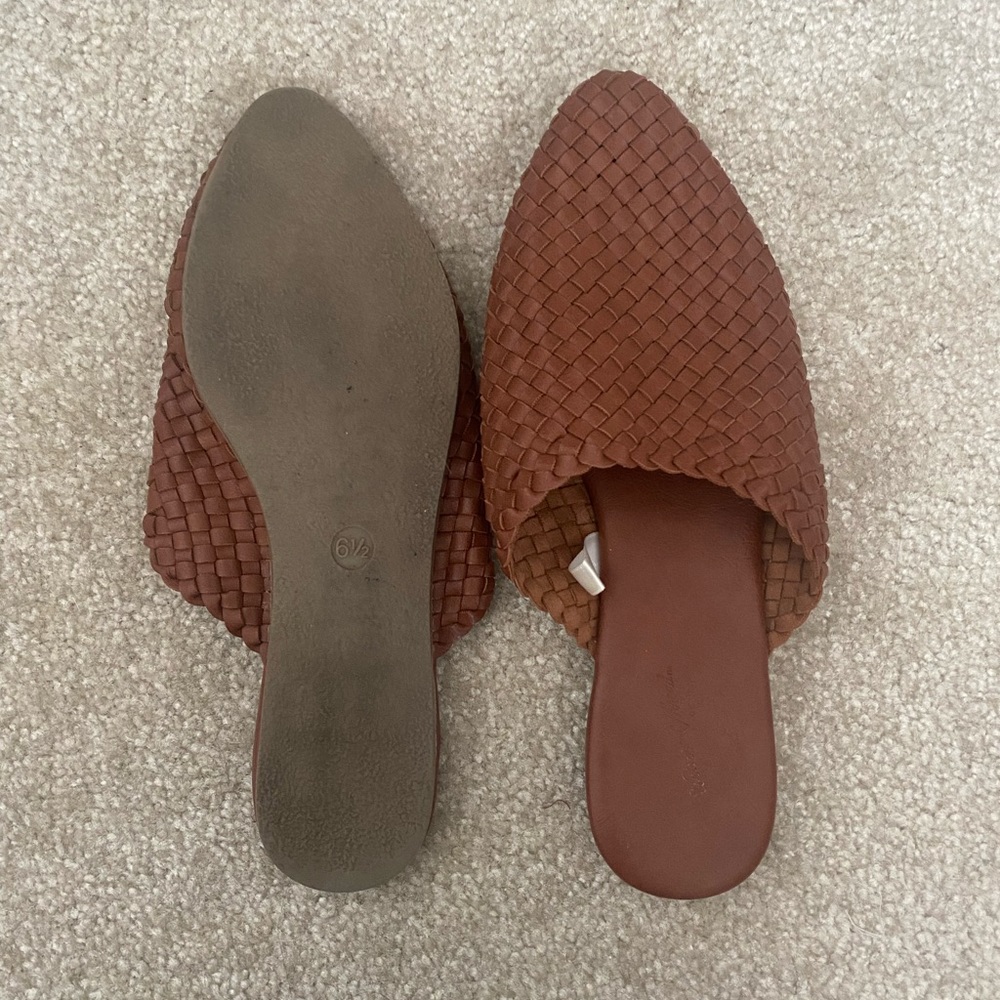 Brown slide/mules - Picture 2 of 3